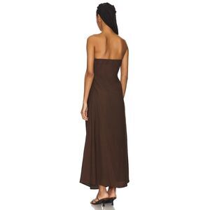 SOVERE Cocoa Bean Seaira Maxi Dress Women's Size Small NWT